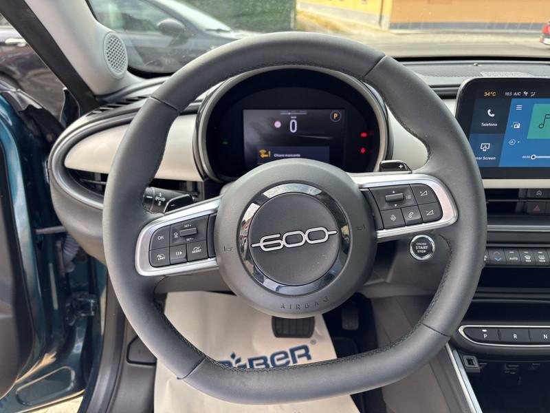 Fiat 600 1.2 hybrid La Prima 110cv auto LED-NAVI-18"