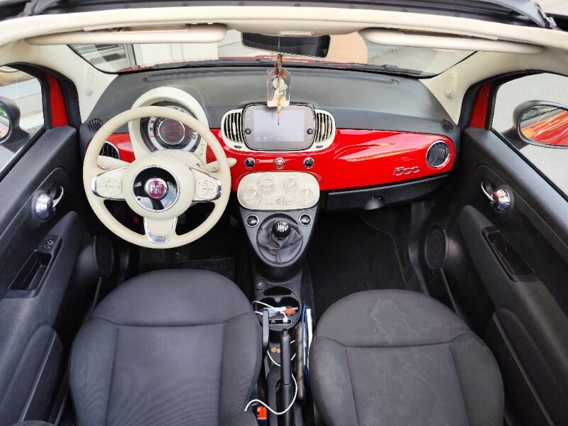 FIAT 500 (2015-2024) 500 C 1.0 Hybrid Red