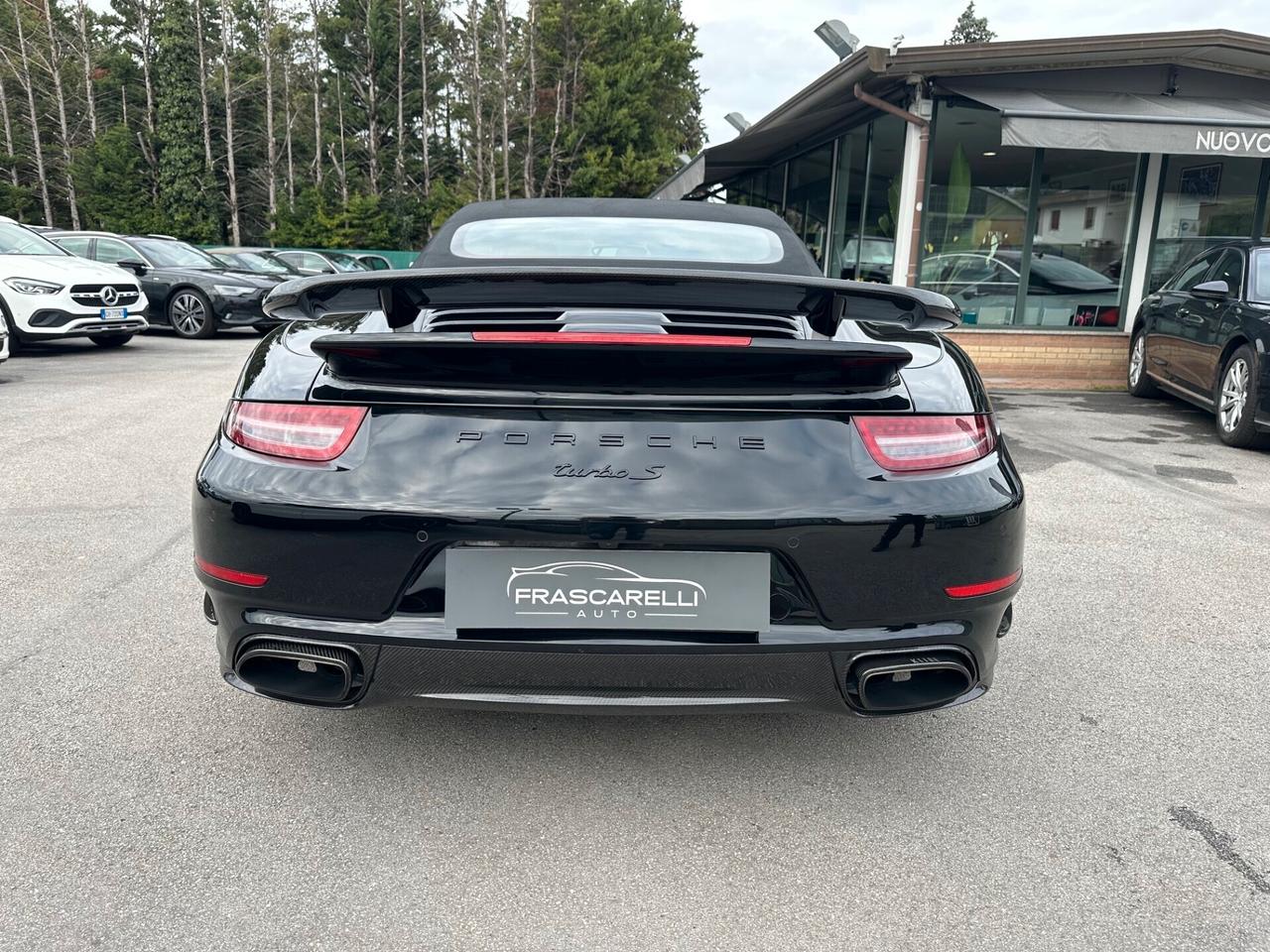 Porsche 911 3.8 Turbo S Cabriolet/fantastica/carbonio/km doc.