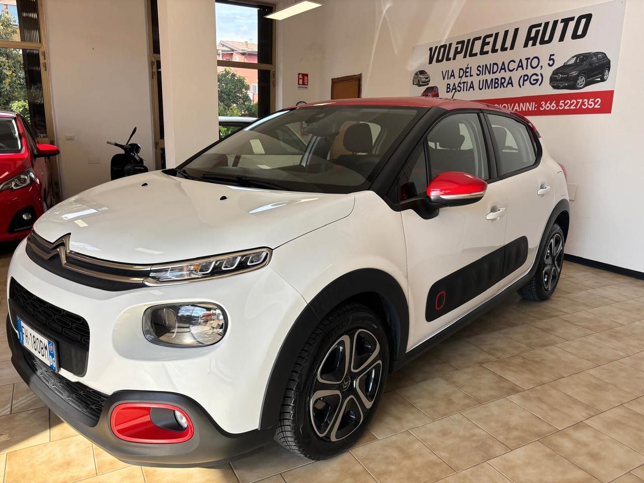 CITROEN C3 ANNO 2017 DS 1.6 ADATTA NEOPATENTATI KM 130 MILA