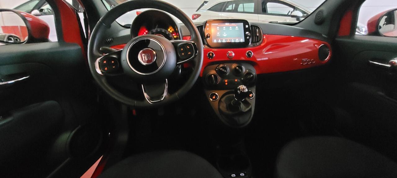Fiat 500 1.0 Hybrid Red