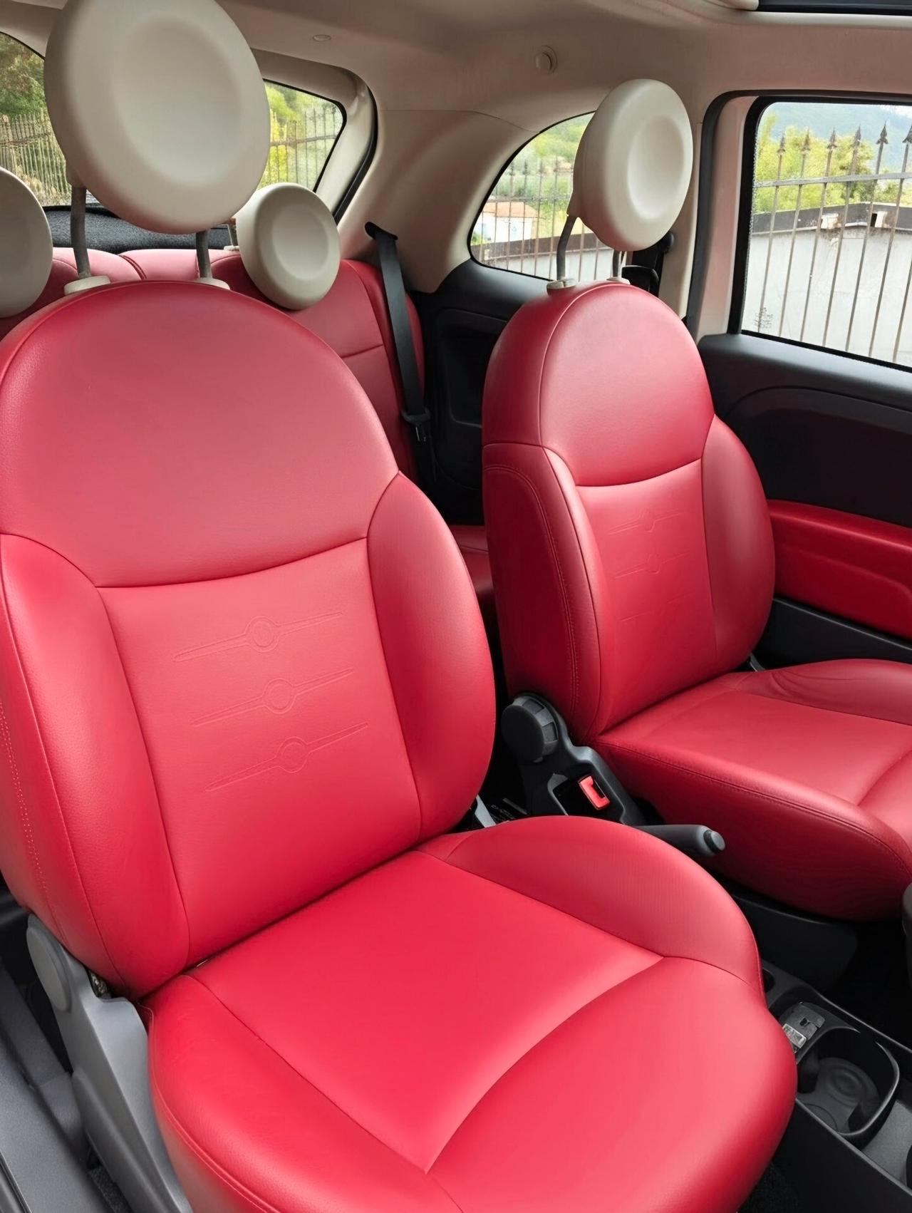 Fiat 500 1.2 Lounge *Pelle*Tetto*bianco perla
