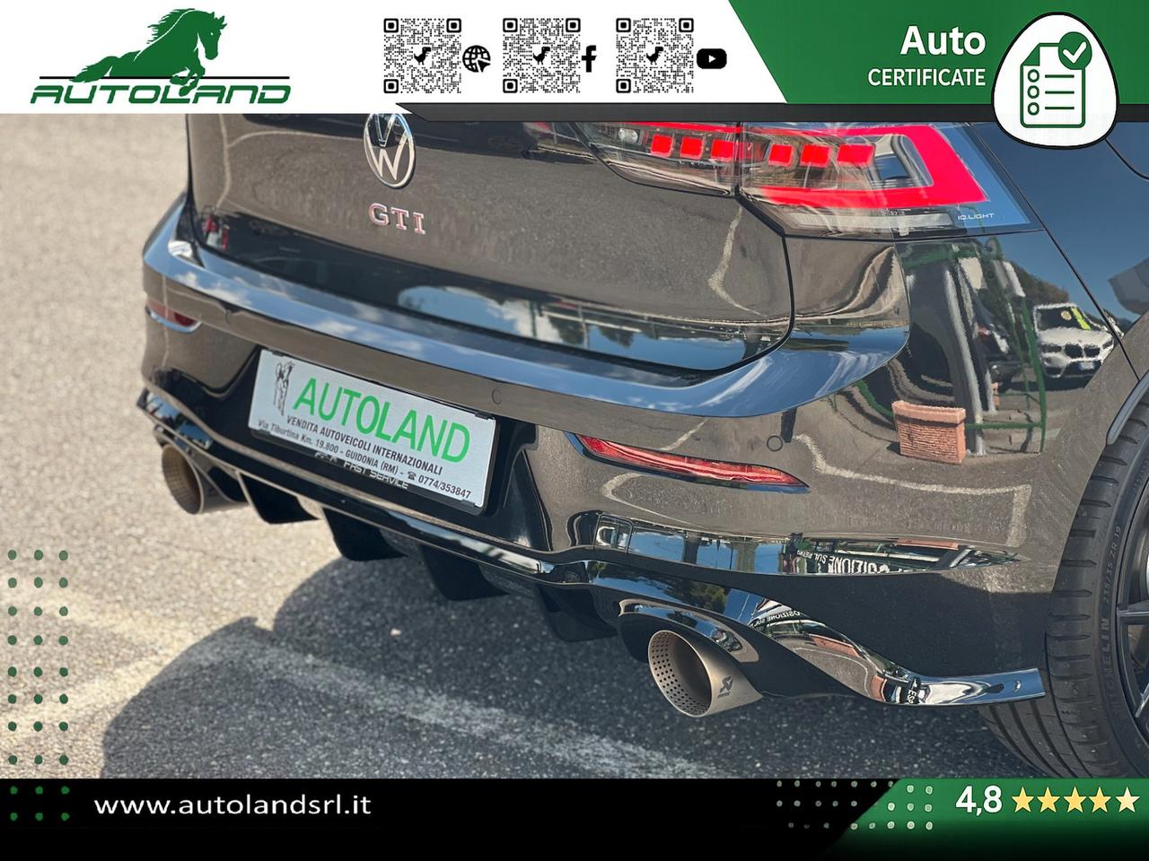 Volkswagen Golf 2.0 tsi GTI 265cv dsg TETTO - HEAD UP - PELLE - SEDILI VENTILATI