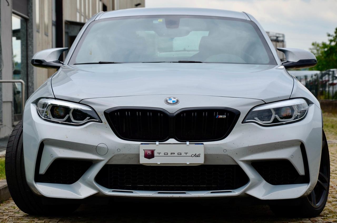 BMW M2 COUPE 3.0 COMPETITION 411cv DKG, TUTTI SERVICE UFF BMW, UFF ITALIANA, EURO 6D, HI-FI HARMAN/KARDON, RETROCAMERA, PERMUTE