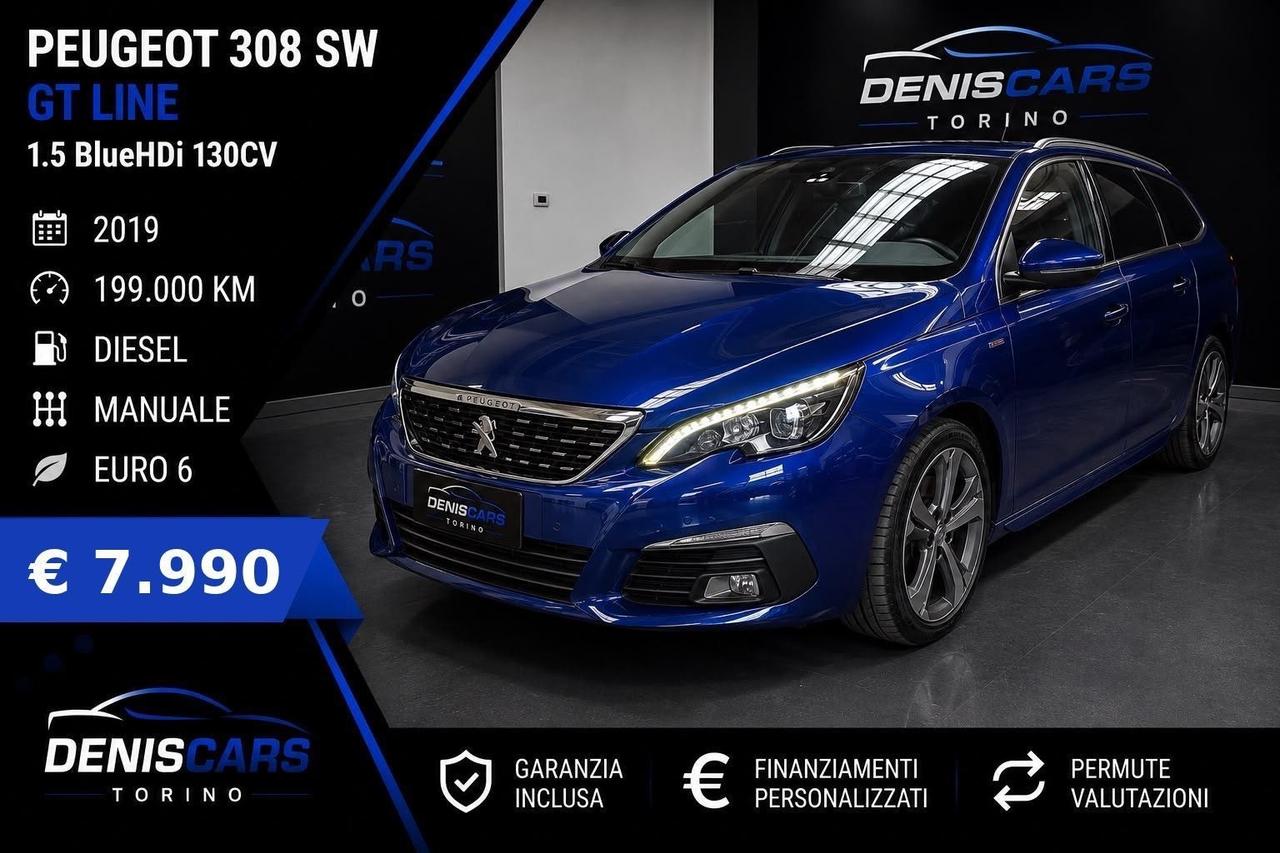 Peugeot 308 BlueHDi 130 S&S SW GT Line