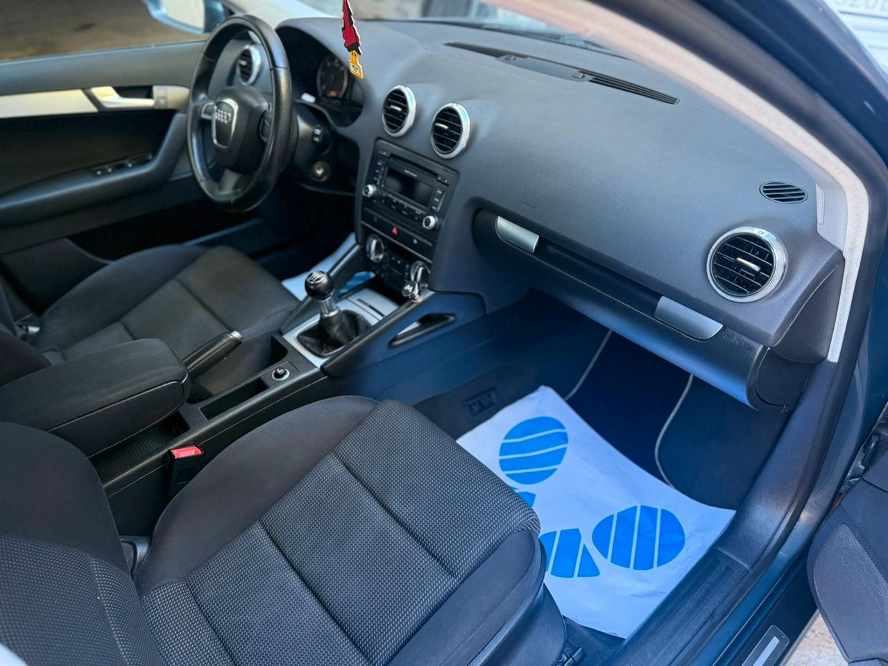 AUDI A3 SPB 2.0 TDI 2010 12 MESI DI GARANZIA