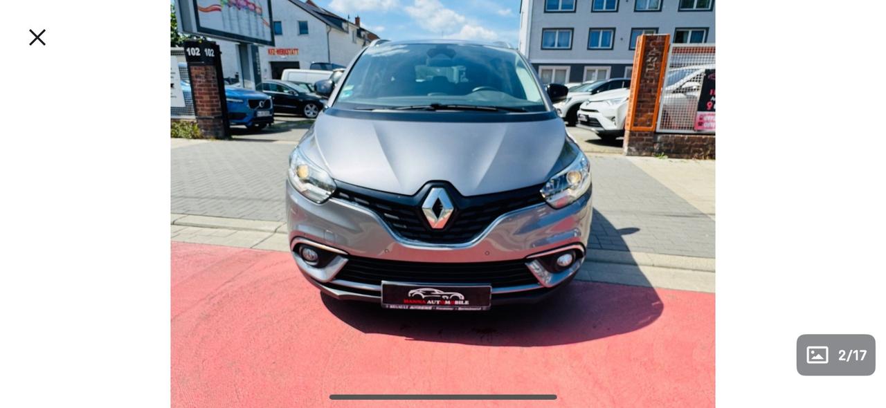 Renault Grand Scenic 7 posti 5 anni di garanzia