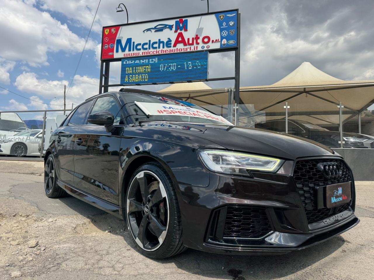AUDI RS3 2.5 TFSI 400 CV TETTO SCARICO VIRTUAL FULL