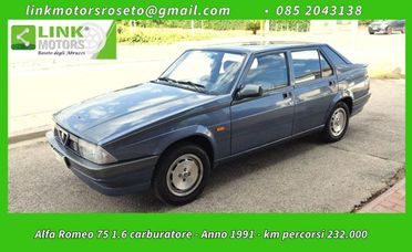 ALFA ROMEO 75 1.6 carburatore +IMPGPL