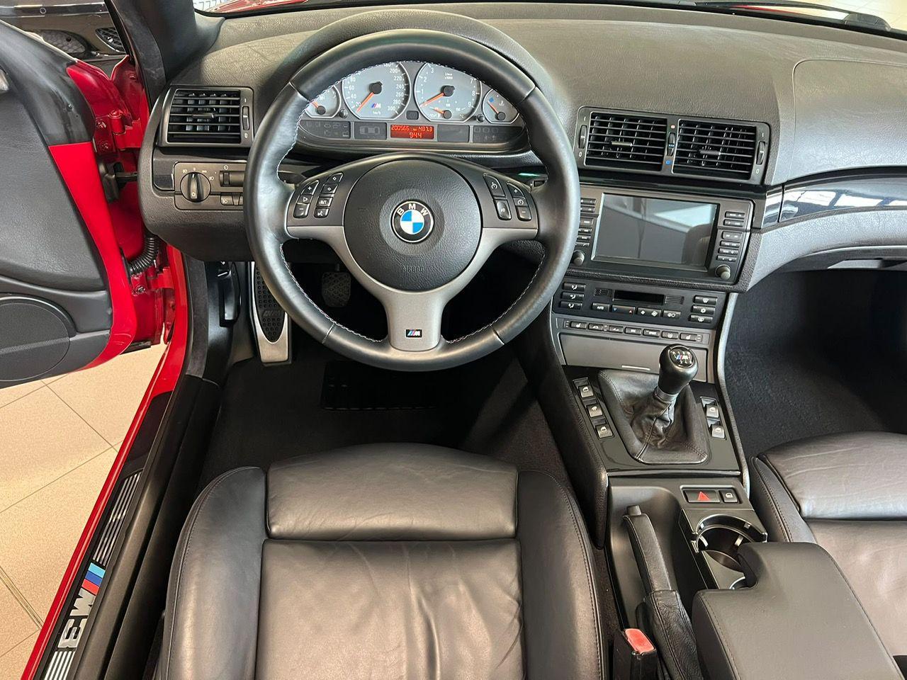 BMW M3 Cabrio 3.2 343CV MANUALE! ROSSA ORIGINALE !