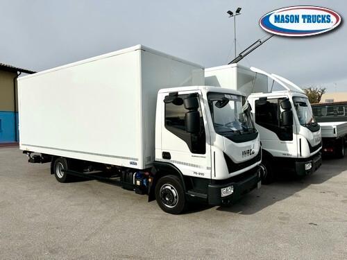 IVECO EUROCARGO 75-210 P, furgonato con sponda, 2021, km 57.000