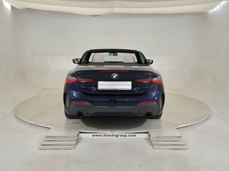 BMW Serie 4 Cabrio Serie 4 G23 2020 Cabrio Diesel 420d Cabrio mhev 48V Msport auto