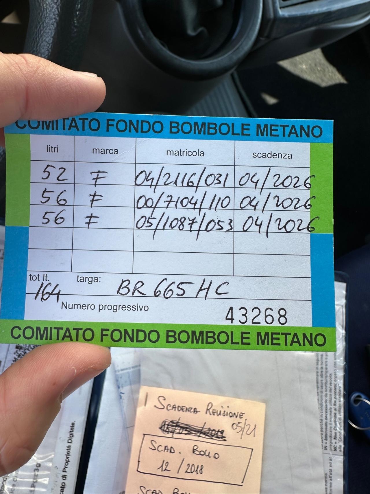 Fiat Multipla 100 16V benz/metano 2001