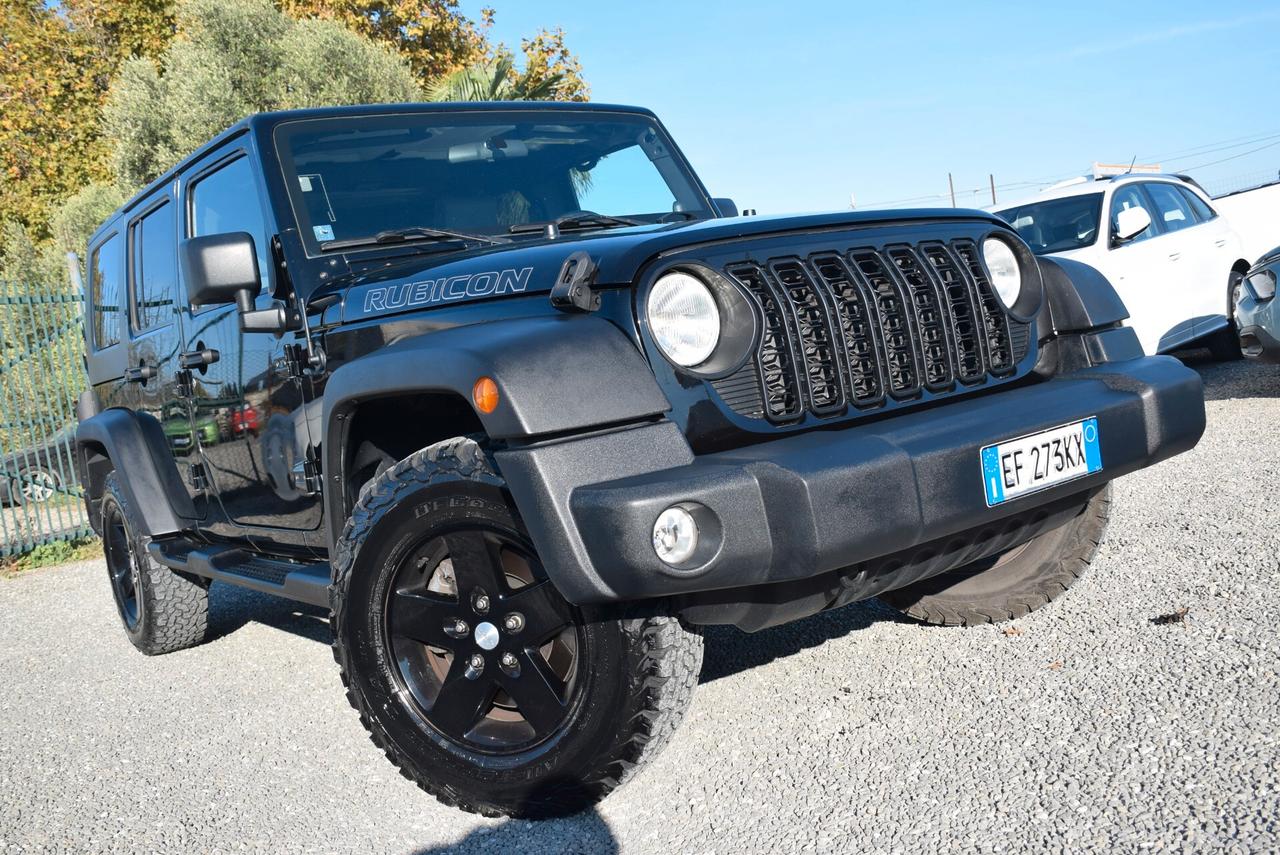 Jeep Wrangler 4X4 Unlimited 2.8 CRD Rubicon Autom. MOTORE NUOVO - GANCIO - FULL