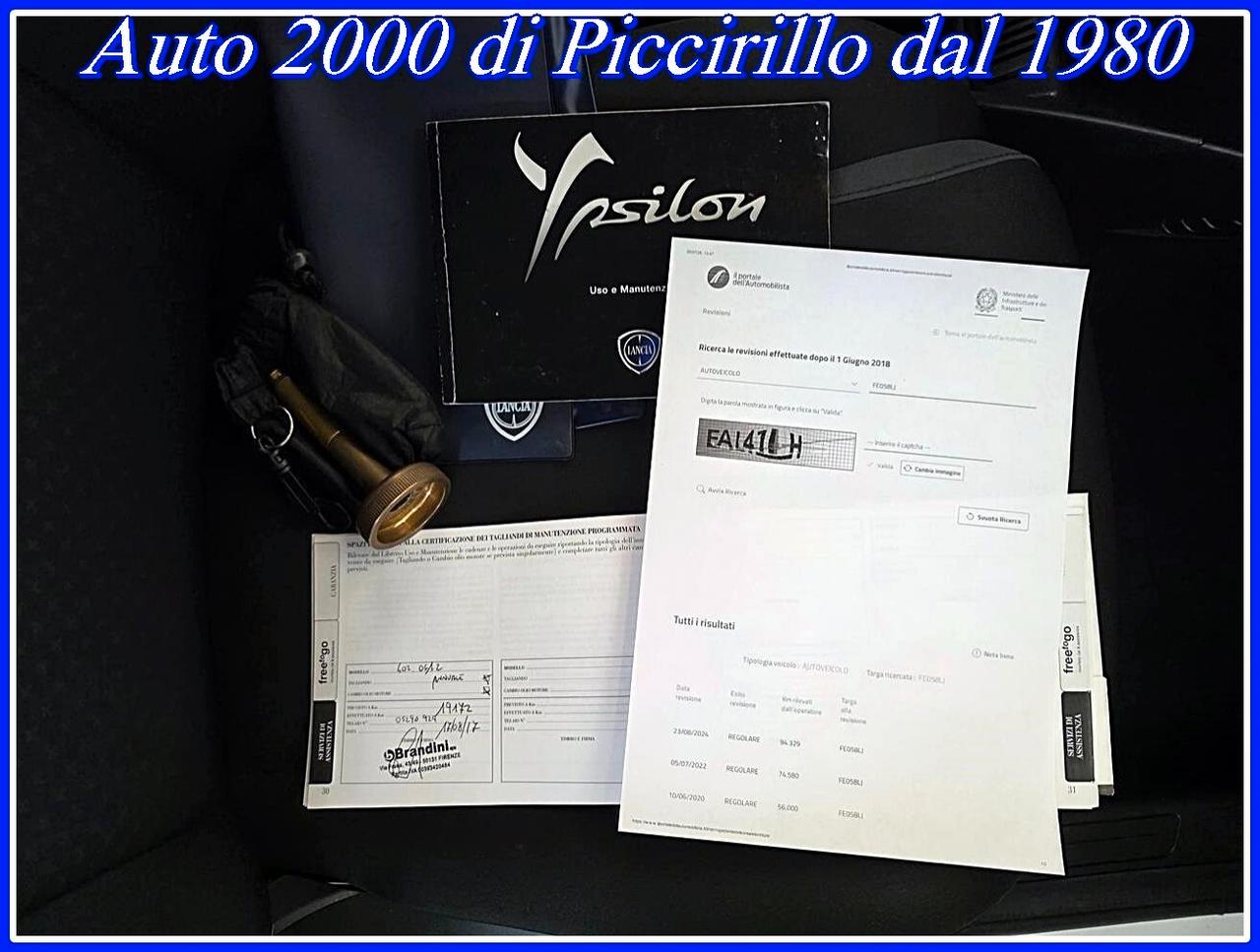 Lancia Ypsilon 12 GPL Revisioni e Garanzia inclusi
