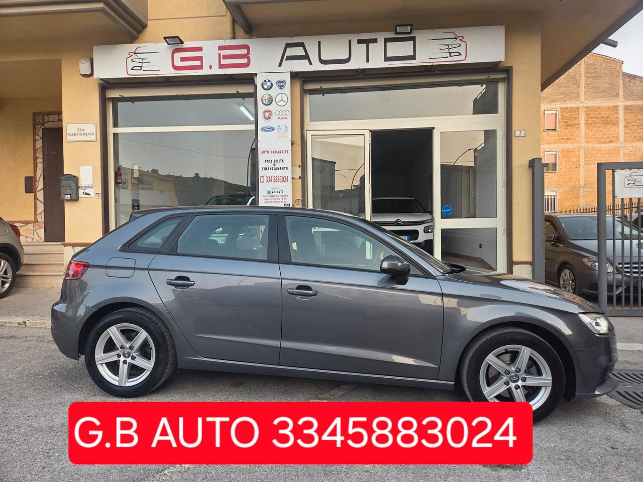 AUDI A3 ANNO 2019 1.6 TDI 115 CV SOLI KM 130000 CERTIF