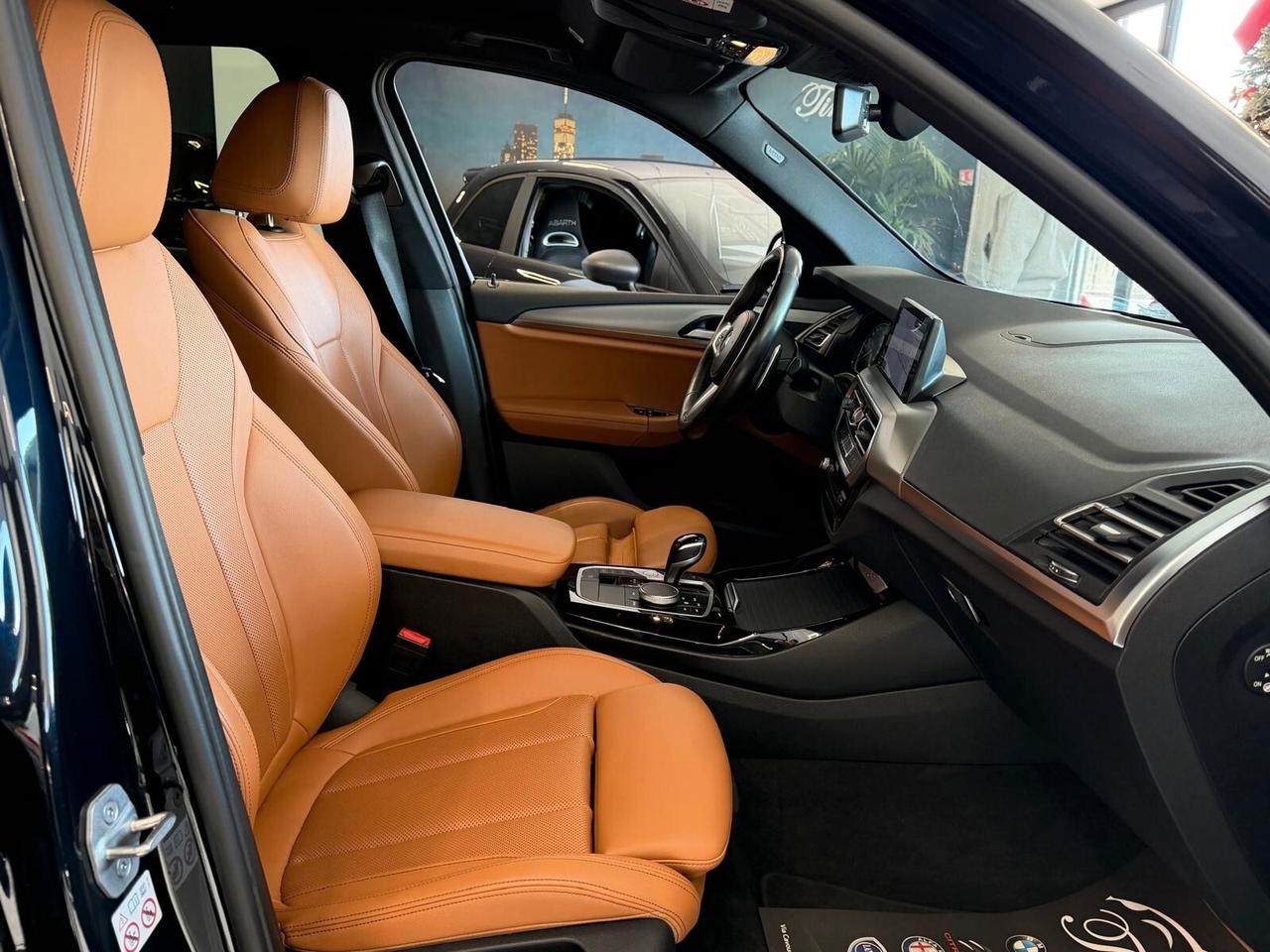 BMW X3 20D M-SPORT X-DRIVE MHEV 48V 190CV PELLE NAVI CAM ANNO 2022