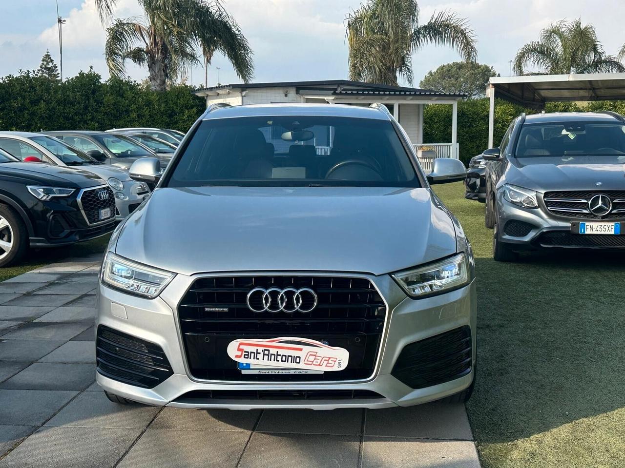 Audi Q3 2.0 TDI 150 CV quattro STRONIC S-LINE INT-ESTERNO 2015 FARI matrix LED-INT PELLE