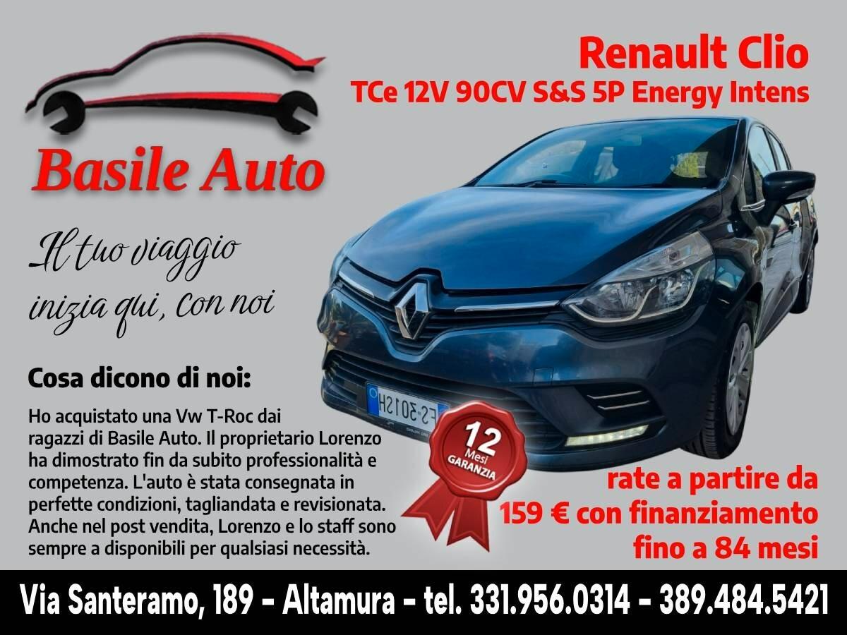 Renault Clio TCe 12V 90CV Start&Stop 5 porte Energy Intens