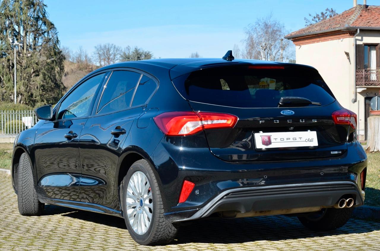 FORD FOCUS 1.0 ECOBOOST HYBRID ST-LINE X 155cv, UFF ITALIANA, SERVICE FORD, RETROCAMERA, APPLE ANDROID, PERMUTE