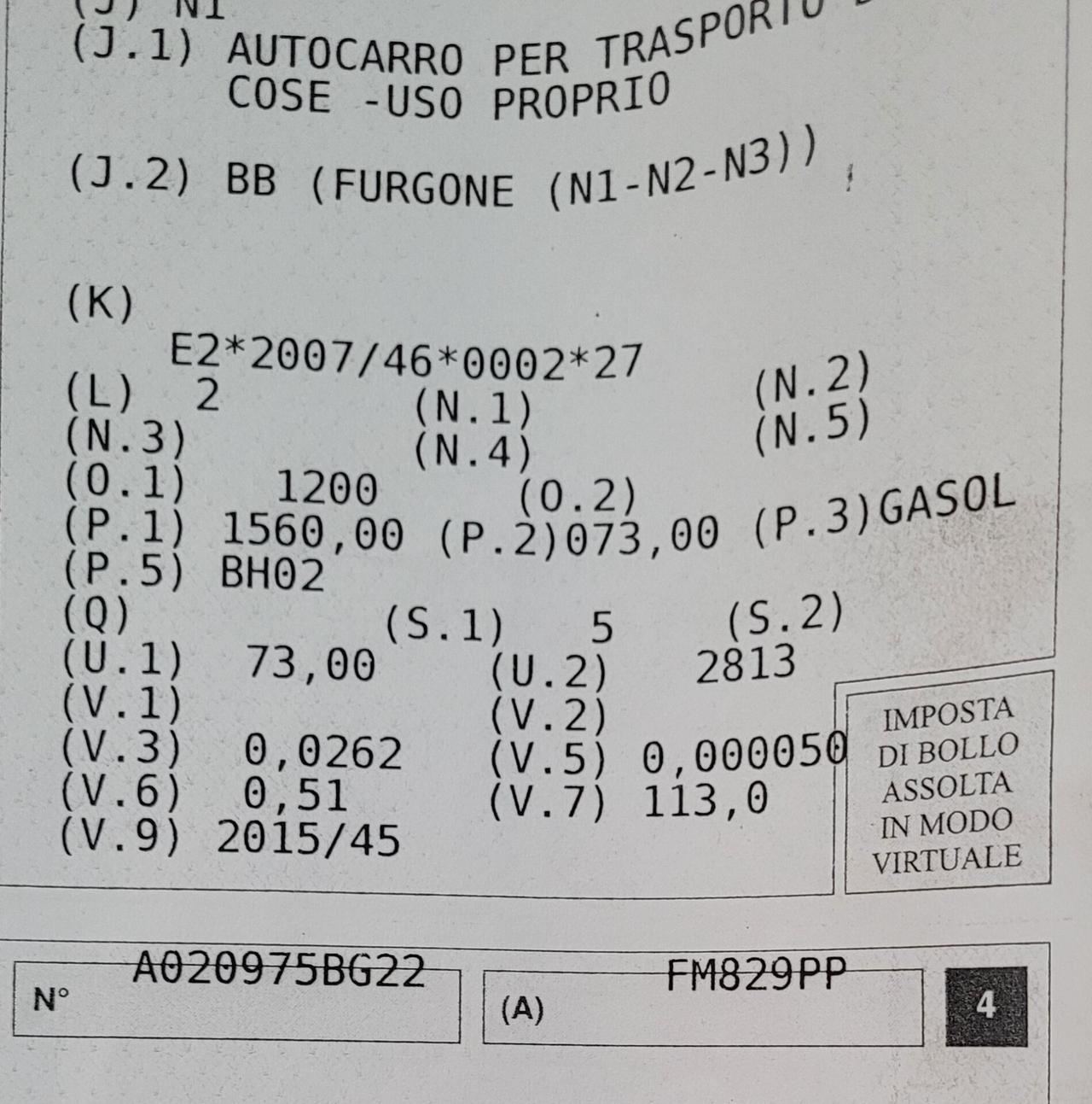 Citroen Berlingo Autocarro 5 Posti Euro 6b..Prezzo Compreso Iva