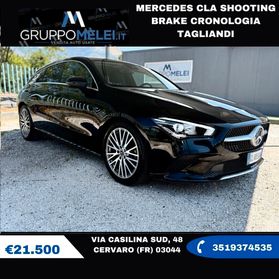 Mercedes CLA Shooting Brake CRONOLOGIA TAGLIANDI