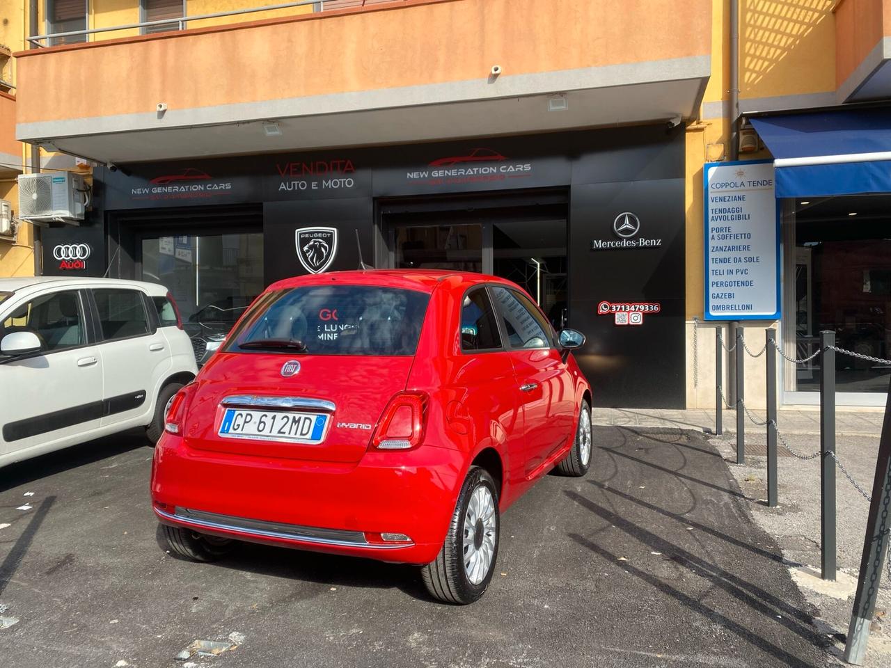 Fiat 500 1.0 Hybrid Red