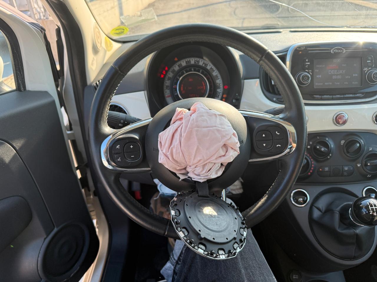 FIAT 500 LOUNGE ANNO 2017 1.2 BENZINA *SINISTRATA