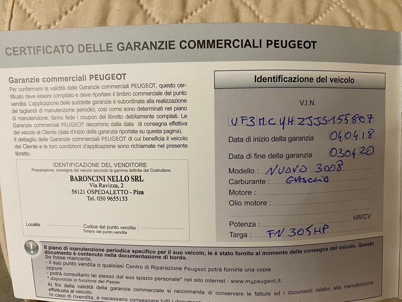 Peugeot 3008 BlueHDi 130 S&S Crossway auto pari al nuovo