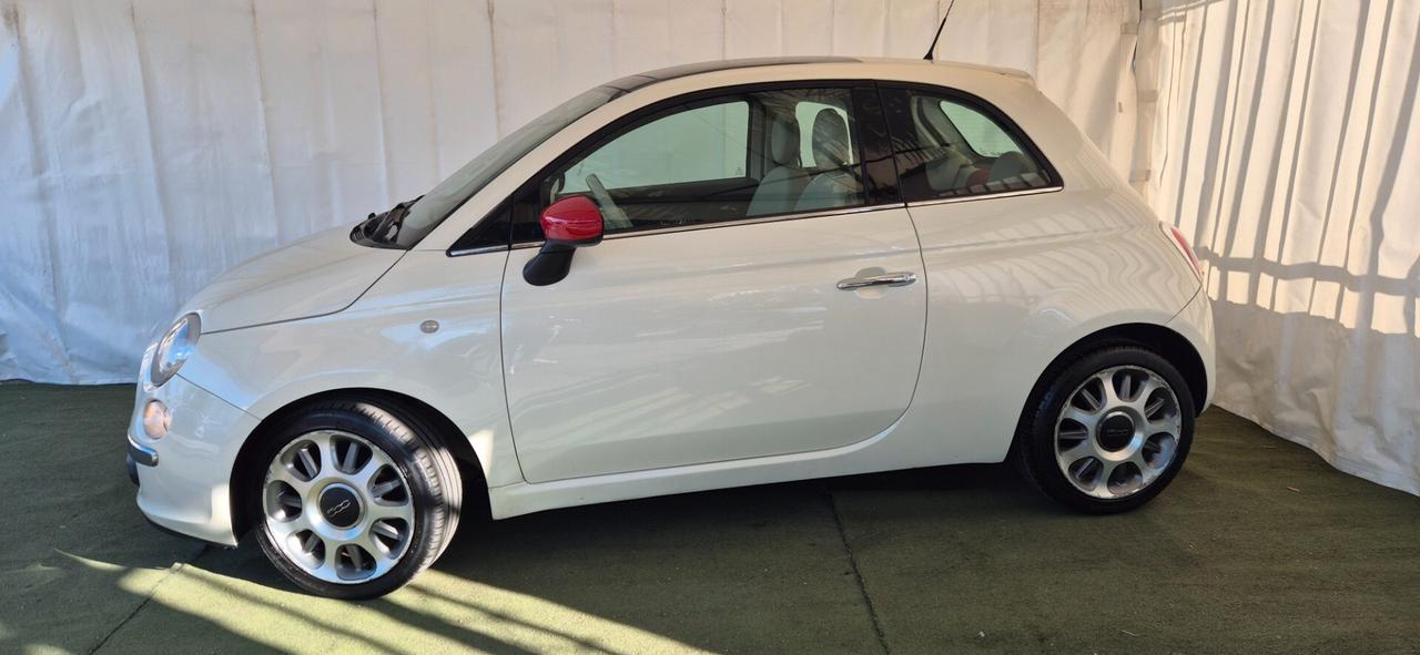 FIAT 500 1.2 BENZINA 69CV Tetto Panora 05/2009