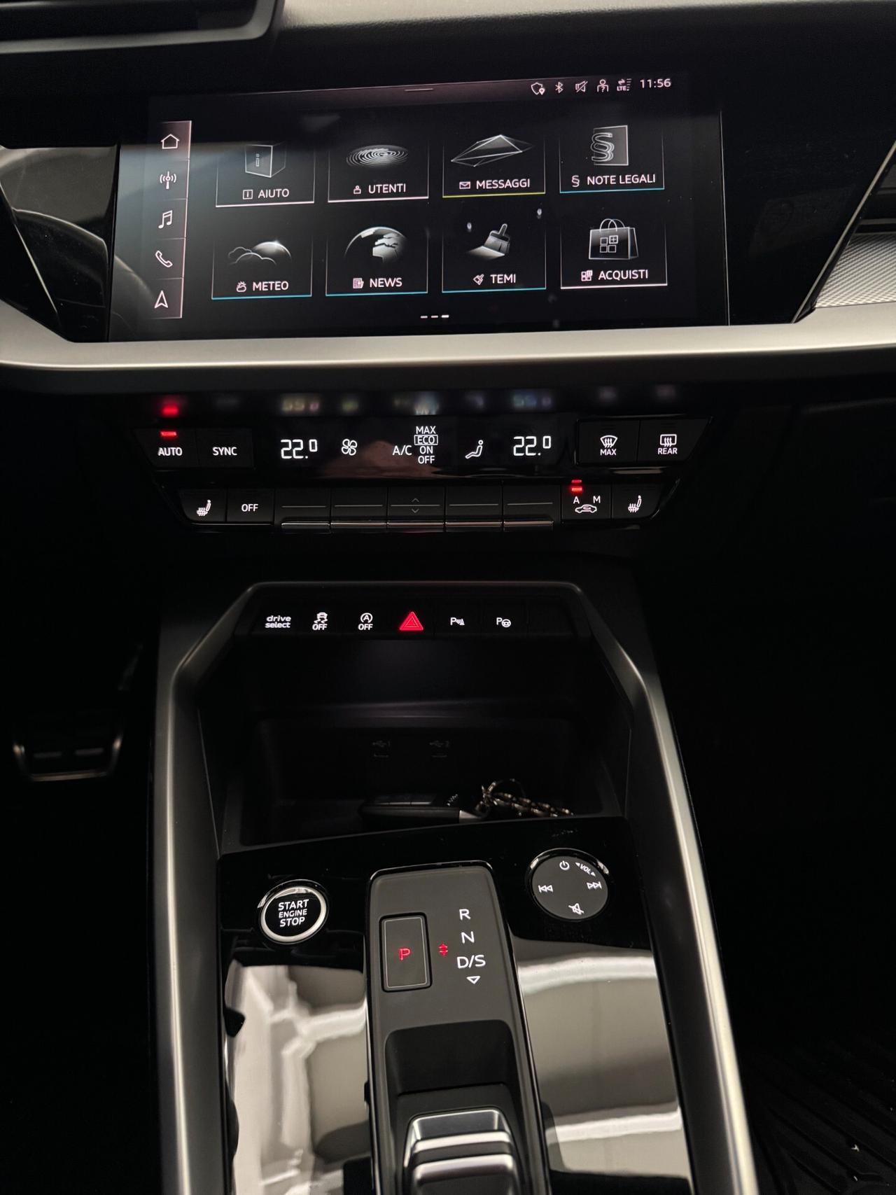 Audi A3 SPB 35 TDI S tronic line edition Identity Black GARANZIA CASA MADRE