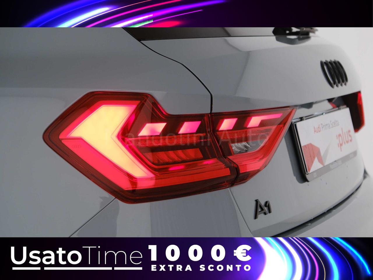 Audi A1 sportback 30 1.0 tfsi 116cv identity black s tronic