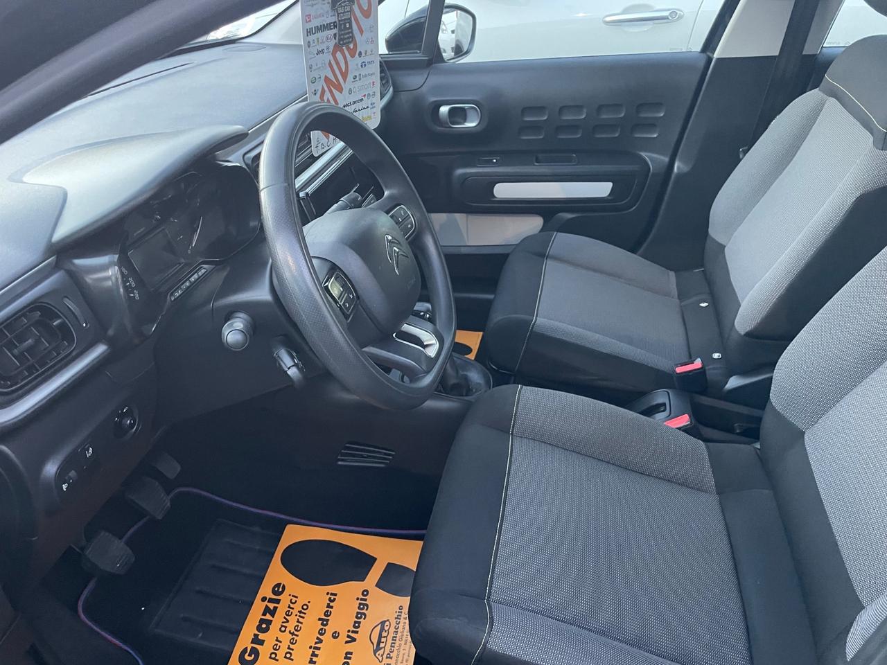 CITROEN C3 1.2 BENZINA 82 (CV) 2017