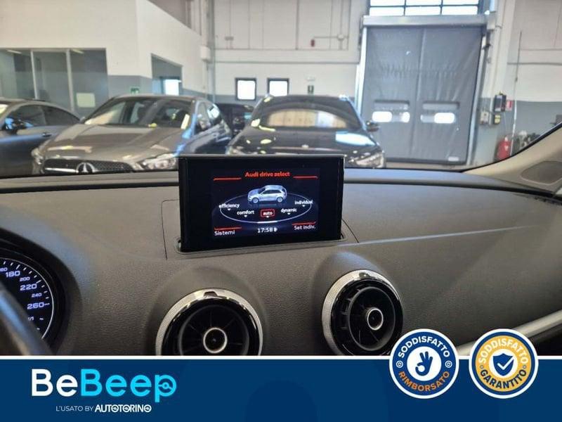 Audi A3 SPORTBACK 1.6 TDI AMBITION 110CV S-TRONIC E6