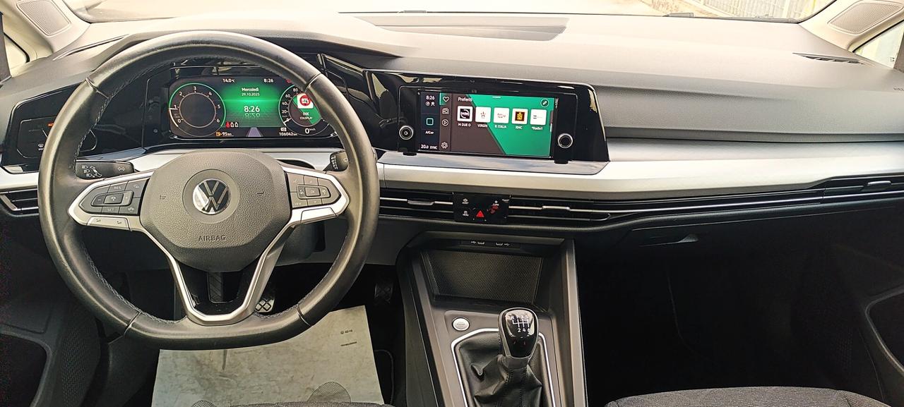 Volkswagen Golf 8 2.0 TDI 115 CV SCR Life - Service Volkswagen - Euro 6d