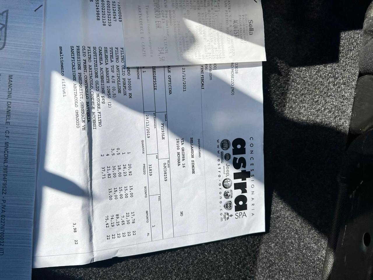 Abarth 595 1.4 Turbo T-Jet 160 CV Pista