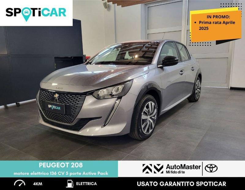 Peugeot 208 motore elettrico 136 CV 5 porte Active Pack