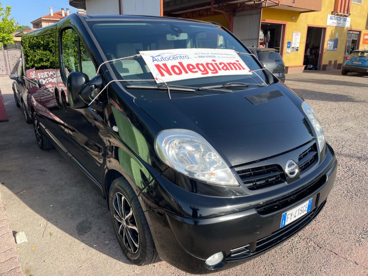 Nissan primastar 9 posti lungo noleggio - €130/GG