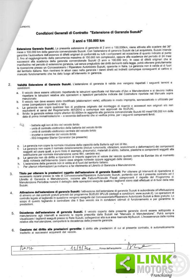 SUZUKI Vitara 1.4 Hybrid Cool Garanzia Legale 02/2026