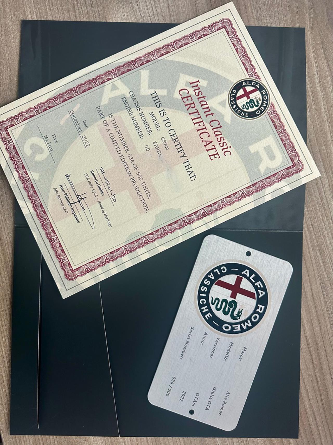 Alfa Romeo Giulia 2.9 V6 GTAm 540cv auto