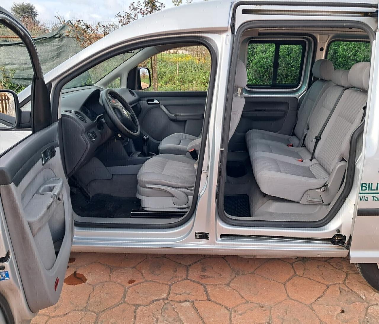 Volkswagen Caddy 1.9 TDI PIANALE RIBASSATO TRASPORTO DISABILI UNIPRO