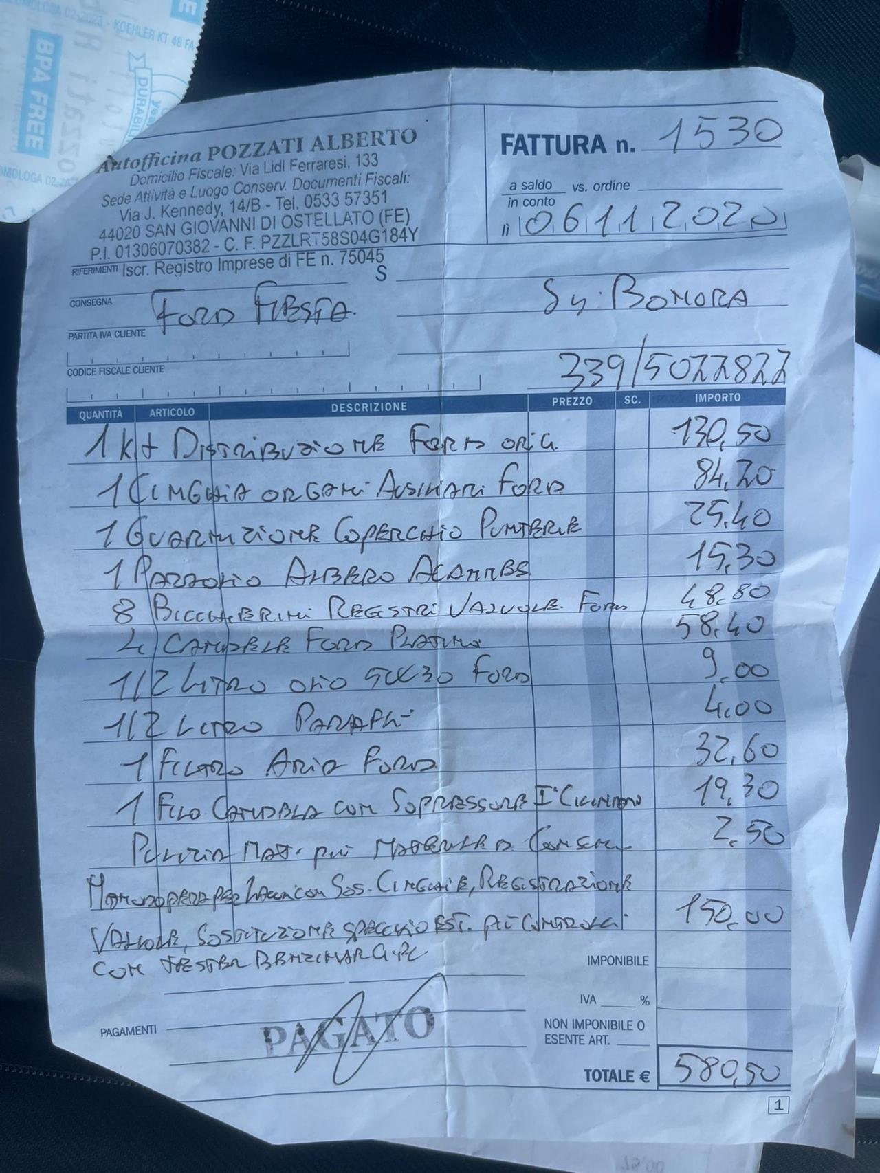 Ford Fiesta 1.4 5 porte Bz.- GPL Titanium