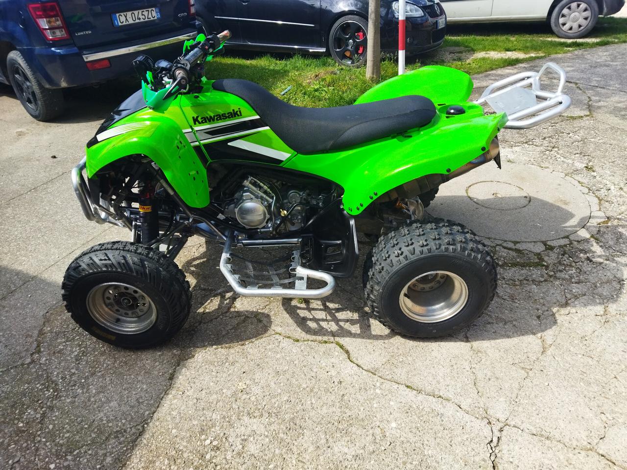 Kawasaki KFX 700 sospensioni ELKA a gas