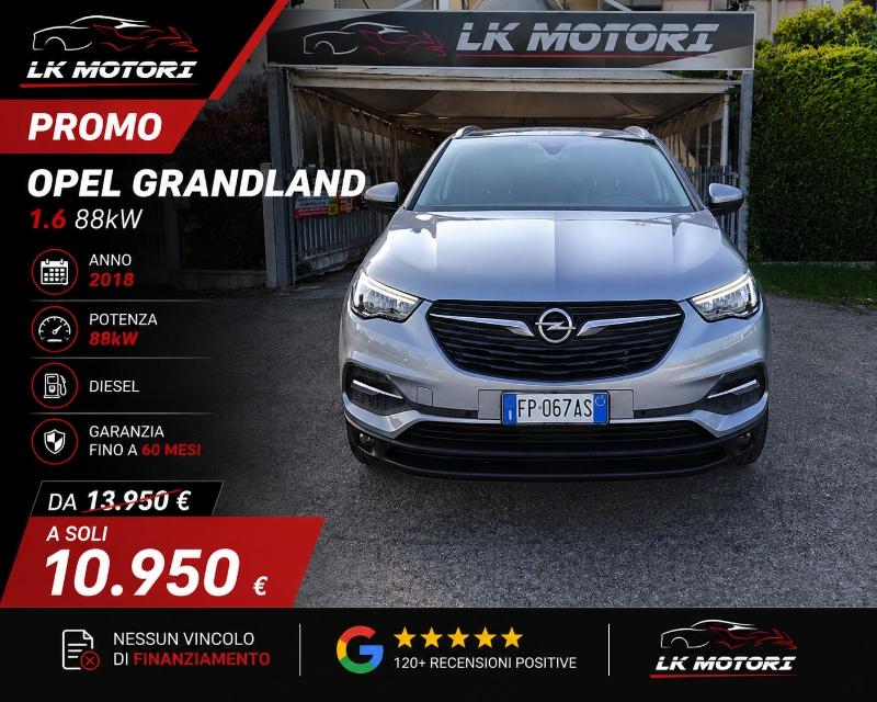 OPEL Grandland 1ª serie Grandland X 1.6 diesel...