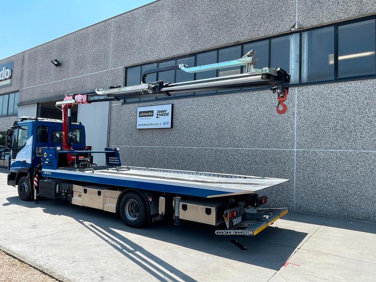 Iveco Eurocargo 120El22P Pas Carro Atrezzi Isoli Slide-D + Gru Fassi