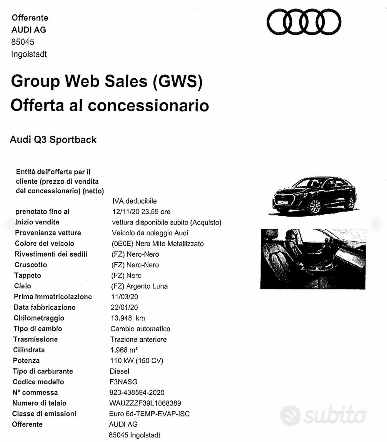 Audi Q3 SPB 35 TDI S tronic