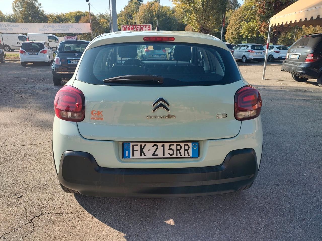 Citroen C3 PureTech 68 Feel, BENZINA, OK NEOPATENTATI, GARANZIA L.12 MESI