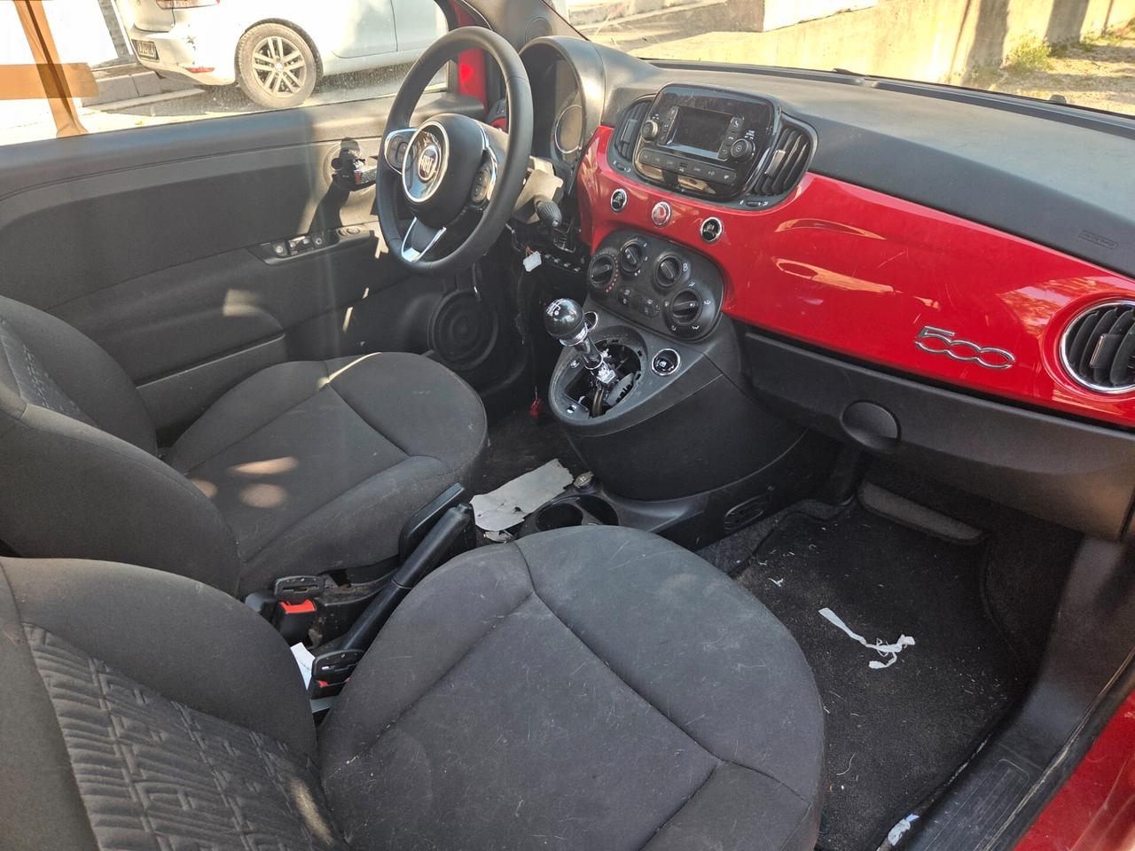 Fiat 500 1.0 Hybrid Red ANNO 2024- SINISTRATA