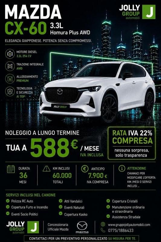 Mazda CX-60 3.3L e-SKYACTIV MHEV Homura Plus AWD Aut
