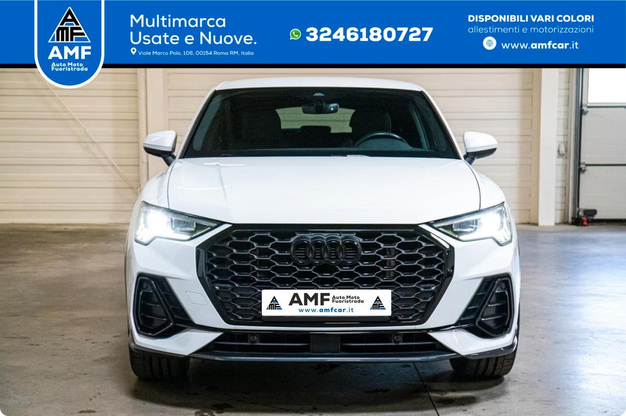 Audi Q3 Sportback 45 TFSIe S-Line Fari Matrix